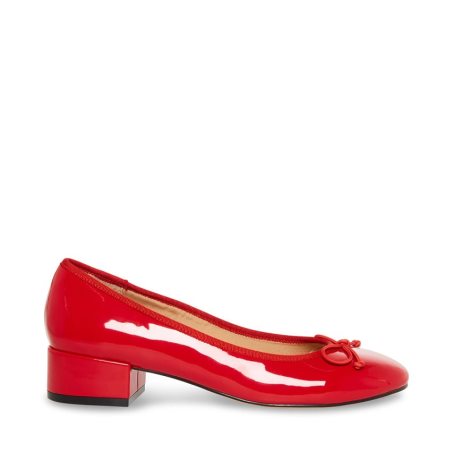 Τακούνια γυναικεια Steve Madden Cherish λουστρινι κοκκινα | GR-2938RTX