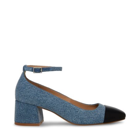 Τακούνια γυναικεια Steve Madden Eli Denim μπλε | GR-4285SIZ