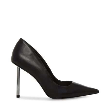 Τακούνια γυναικεια Steve Madden Kristie δερματινα μαυρα | GR-O724XQB