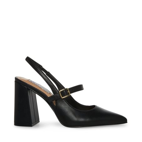Τακούνια γυναικεια Steve Madden Maegan δερματινα μαυρα | GR-9465LVJ