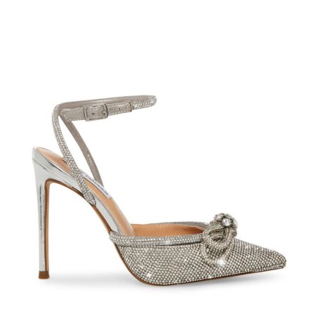 Τακούνια γυναικεια Steve Madden Viable-r ασημι | GR-47O6SDU