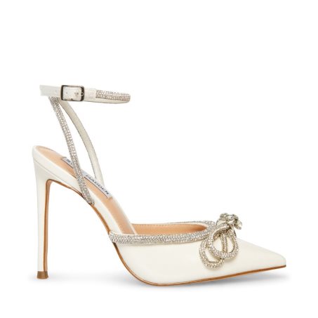 Τακούνια γυναικεια Steve Madden Viable ασπρα | GR-93O2JNC