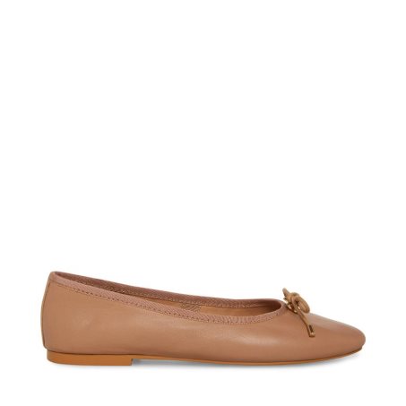 μπαλαρινα γυναικεια Steve Madden Blossoms δερματινα καφε | GR-3698BXE