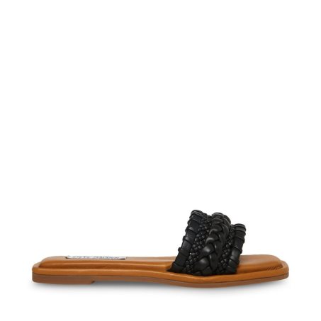 παντοφλεσ γυναικεια Steve Madden Genevie μαυρα | GR-215OXLO