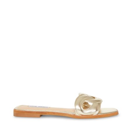 παντοφλεσ γυναικεια Steve Madden Helene χρυσο χρωμα | GR-5246MSY