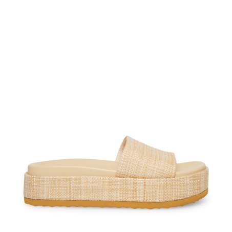 παντοφλεσ γυναικεια Steve Madden Kasper Natural Μπεζ | GR-5139RYM