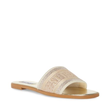 παντοφλεσ γυναικεια Steve Madden Knox-r χρυσο χρωμα | GR-8571VEJ