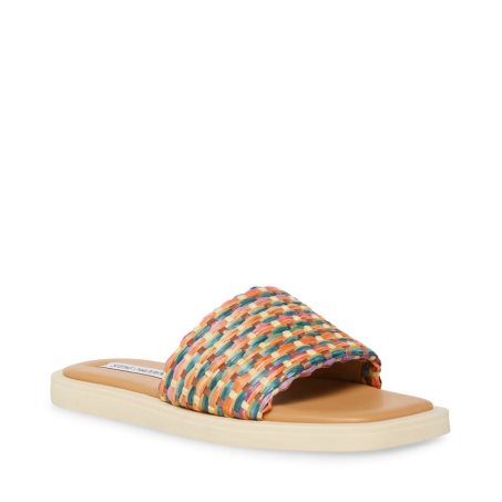 παντοφλεσ γυναικεια Steve Madden Leigh Πολύχρωμο | GR-O756UYW