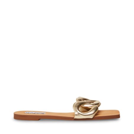 παντοφλεσ γυναικεια Steve Madden Marcie χρυσο χρωμα | GR-6135NKM