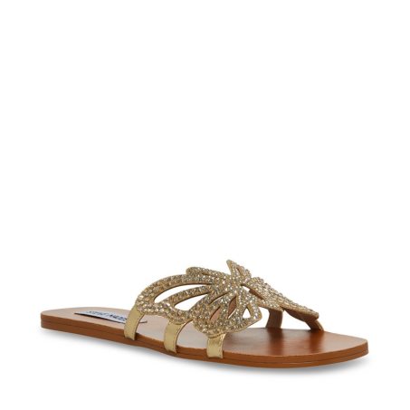 παντοφλεσ γυναικεια Steve Madden Savannah χρυσο χρωμα | GR-4387PAK