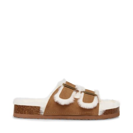 παντοφλεσ παιδικα Steve Madden Jleena καφε | GR-8736NRK