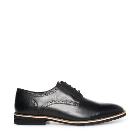 παπουτσια derby ανδρικα Steve Madden Derbyy δερματινα μαυρα | GR-49O7ZOK