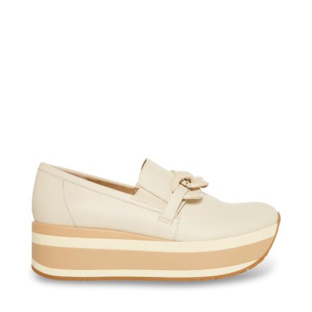 παπουτσια flatforms γυναικεια Steve Madden Haze δερματινα Μπεζ | GR-5361GMA