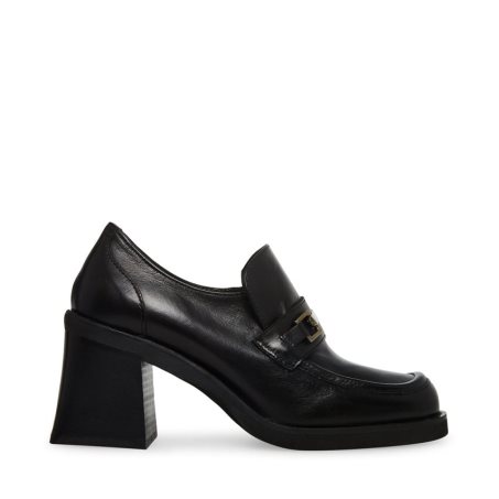 παπουτσια flatforms γυναικεια Steve Madden Jadine δερματινα μαυρα | GR-5946WMH