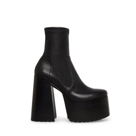 παπουτσια flatforms γυναικεια Steve Madden Kyana μαυρα | GR-8194XYM