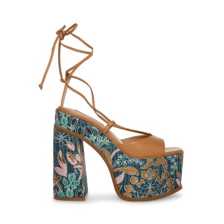 πεδιλα πλατφορμεσ γυναικεια Steve Madden Anika δερματινα Πολύχρωμο | GR-3147YXP