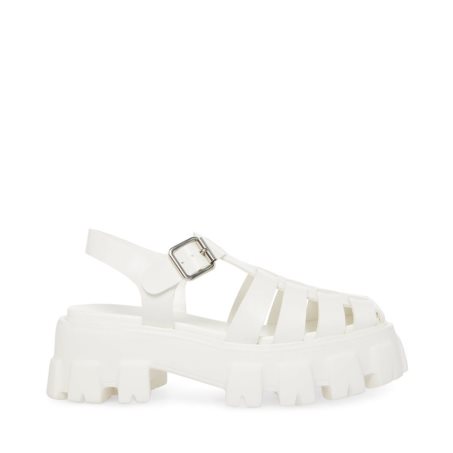 πεδιλα πλατφορμεσ γυναικεια Steve Madden Echo ασπρα | GR-6921IMV