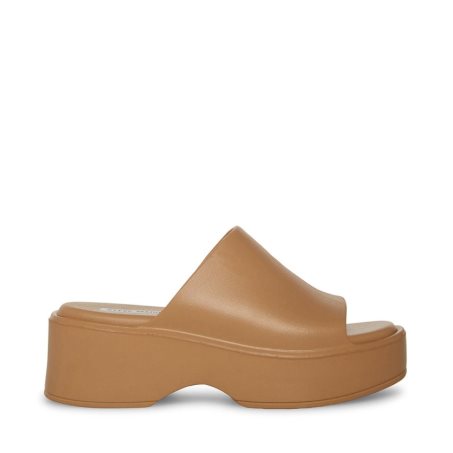 πεδιλα πλατφορμεσ γυναικεια Steve Madden Slinky-j καφε | GR-7826YMA