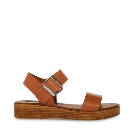 πεδιλα πλατφορμεσ γυναικεια Steve Madden Keenan δερματινα καφε | GR-8917DBN