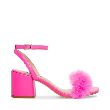 σανδαλια με τακουνι γυναικεια Steve Madden Audrina-f ροζ | GR-3926CPA
