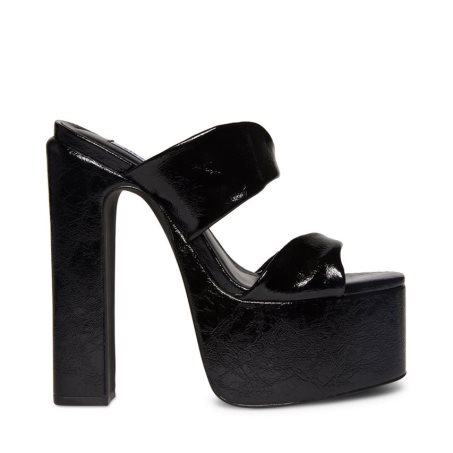 σανδαλια με τακουνι γυναικεια Steve Madden Diane μαυρα | GR-4318RLG