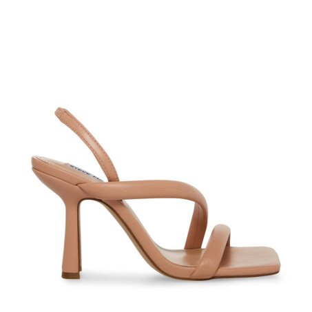 σανδαλια με τακουνι γυναικεια Steve Madden Elizabeth καφε | GR-5614FEZ