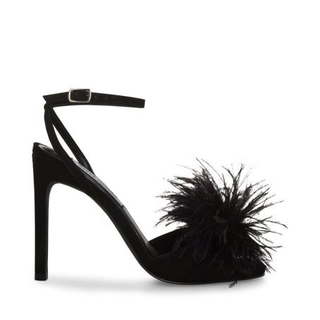 σανδαλια με τακουνι γυναικεια Steve Madden Crush μαυρα | GR-6391XMT