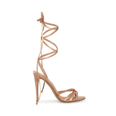 σανδαλια με τακουνι γυναικεια Steve Madden Larisa καφε | GR-743OTMN