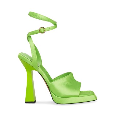 σανδαλια με τακουνι γυναικεια Steve Madden Kendall πρασινο | GR-8916DAM