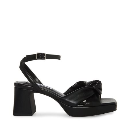 σανδαλια με τακουνι γυναικεια Steve Madden Bettina μαυρα | GR-892OQXT