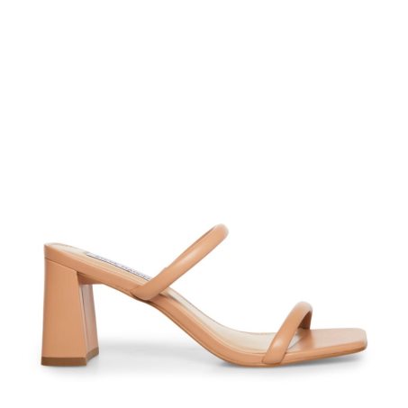 σανδαλια με τακουνι γυναικεια Steve Madden Lilah ανοιχτο καφε | GR-8O39TWR