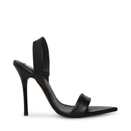 σανδαλια με τακουνι γυναικεια Steve Madden Batali δερματινα μαυρα | GR-O175VPZ