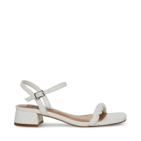 σανδαλια με τακουνι γυναικεια Steve Madden Magnetic ασπρα | GR-O691HQZ