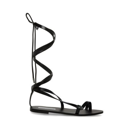 φλατ πεδιλα γυναικεια Steve Madden Kala μαυρα | GR-7243TCV