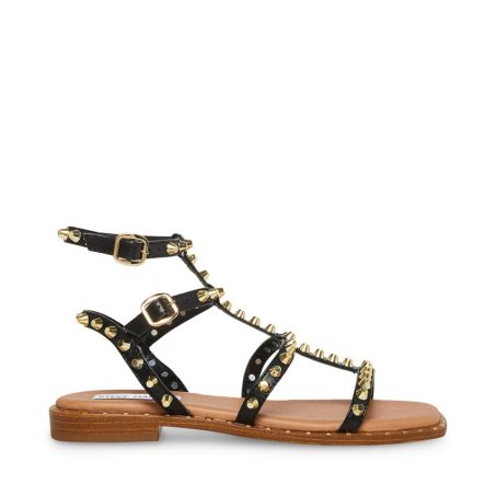 φλατ πεδιλα γυναικεια Steve Madden Sunnie μαυρα | GR-8357WTD