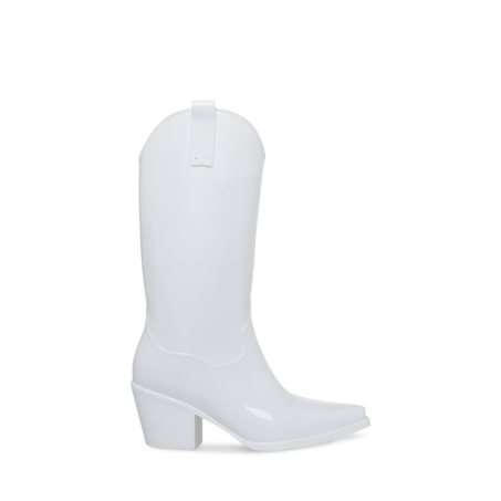 ψηλεσ μποτεσ γυναικεια Steve Madden Shallow ασπρα | GR-94O1GLN